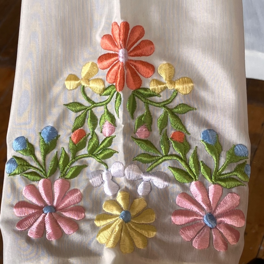 1950/60s vintage embroidered long sleeve shirt - Picture 13 of 13